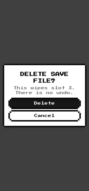 Harness screenshot of 8bitcn-alert-dialog at 375 pixels wide
