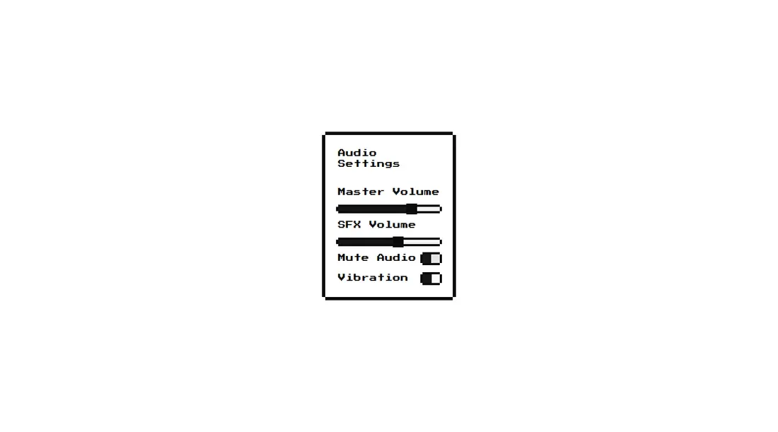 Harness screenshot of 8bitcn-audio-settings at 1440 pixels wide
