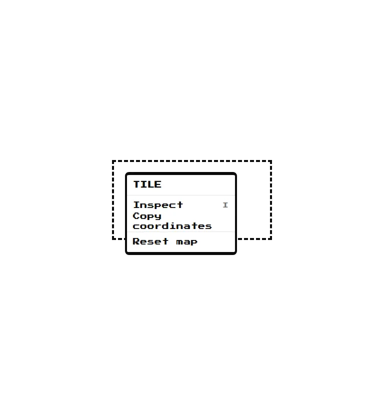 Harness screenshot of 8bitcn-context-menu at 768 pixels wide