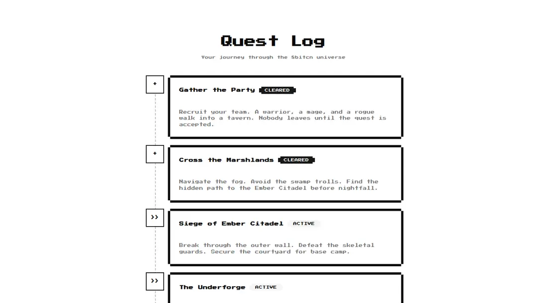 Harness screenshot of 8bitcn-game-roadmap1 at 1440 pixels wide