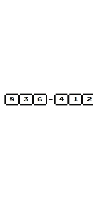 Harness screenshot of 8bitcn-input-otp at 375 pixels wide