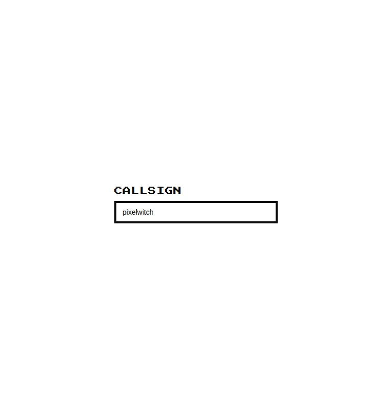 Harness screenshot of 8bitcn-label at 768 pixels wide