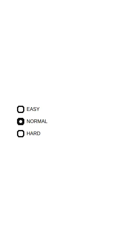 Harness screenshot of 8bitcn-radio-group at 375 pixels wide