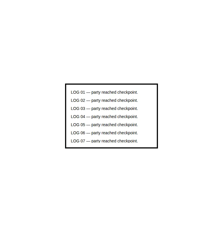 Harness screenshot of 8bitcn-scroll-area at 768 pixels wide