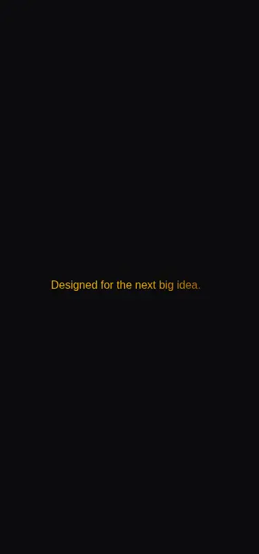 Harness screenshot of animata-animated-gradient-text at 375 pixels wide