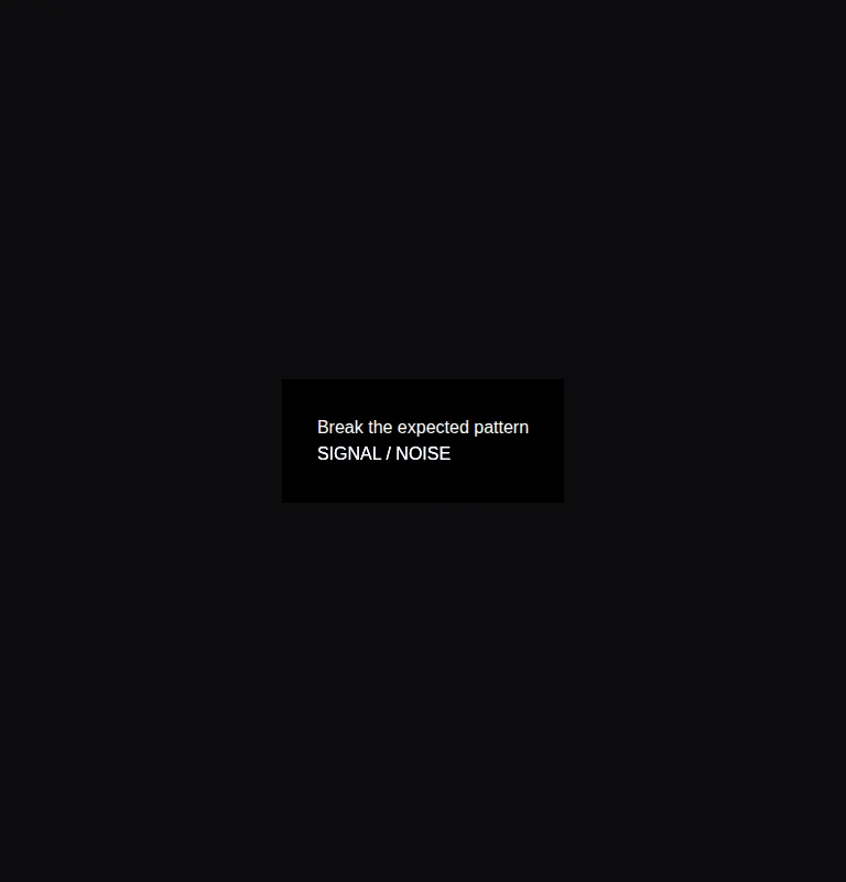 Harness screenshot of animata-glitch-text at 768 pixels wide