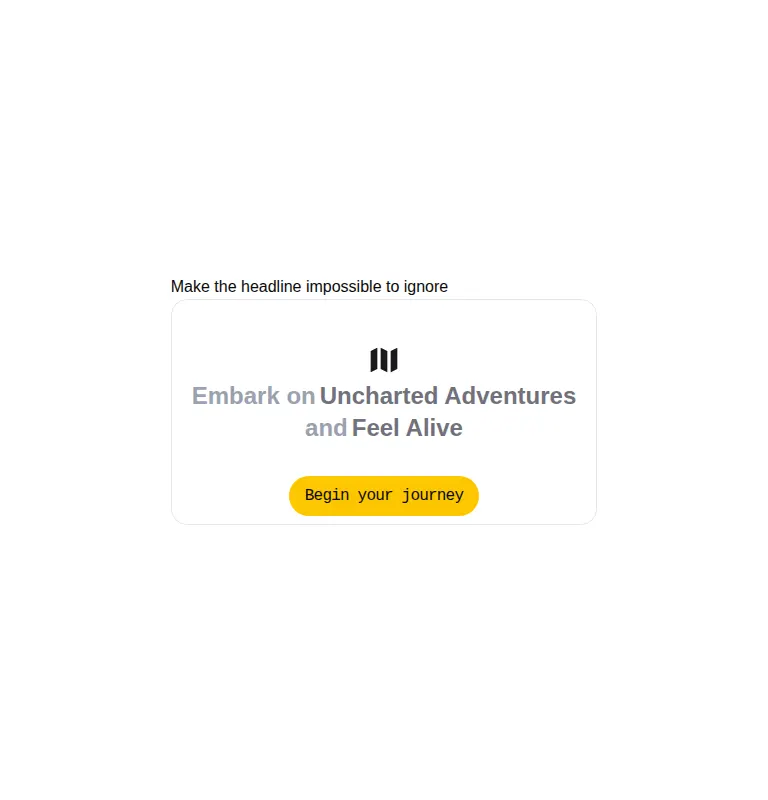 Harness screenshot of animata-hero-section-text-hover at 768 pixels wide