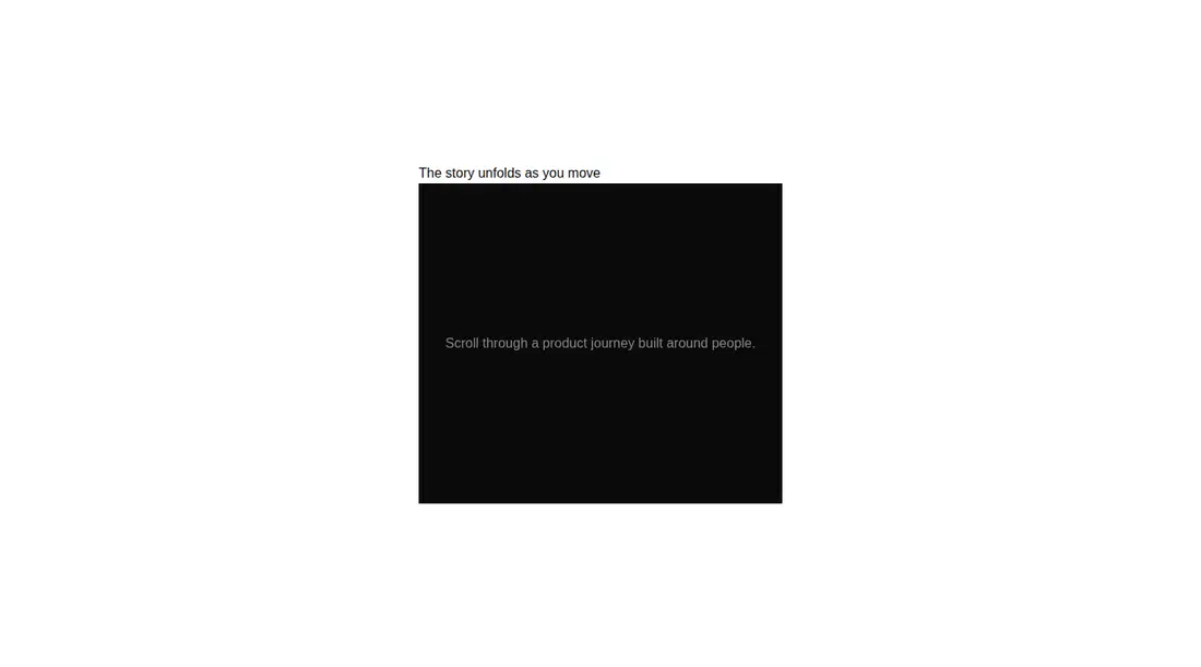 Harness screenshot of animata-scroll-reveal at 1440 pixels wide