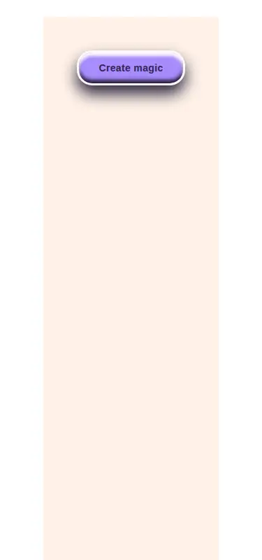 Harness screenshot of clay-button at 375 pixels wide