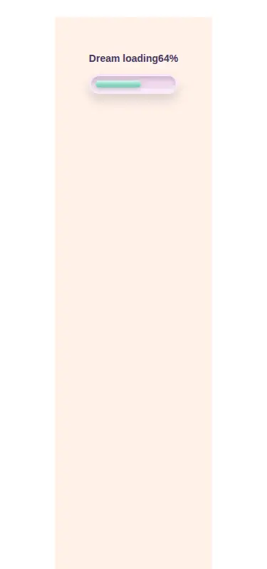 Harness screenshot of clay-progress at 375 pixels wide