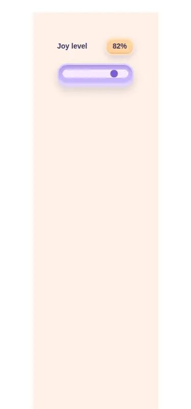 Harness screenshot of clay-slider at 375 pixels wide
