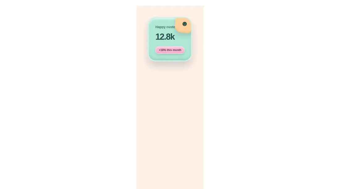Harness screenshot of clay-stat-card at 1440 pixels wide