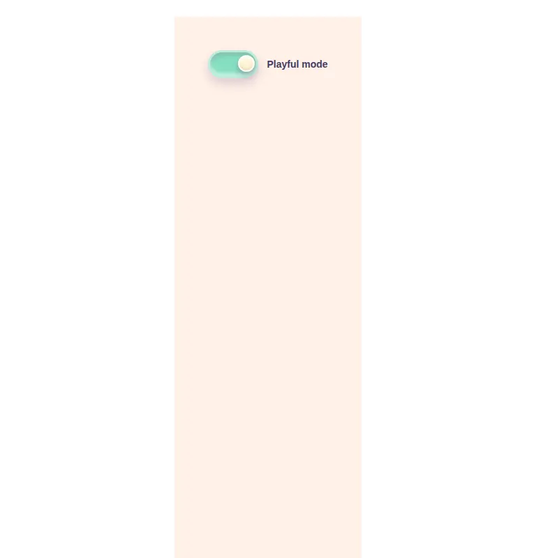 Harness screenshot of clay-toggle at 768 pixels wide