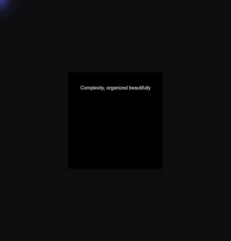 Harness screenshot of cultui-bg-animated-fractal-dot-grid at 768 pixels wide
