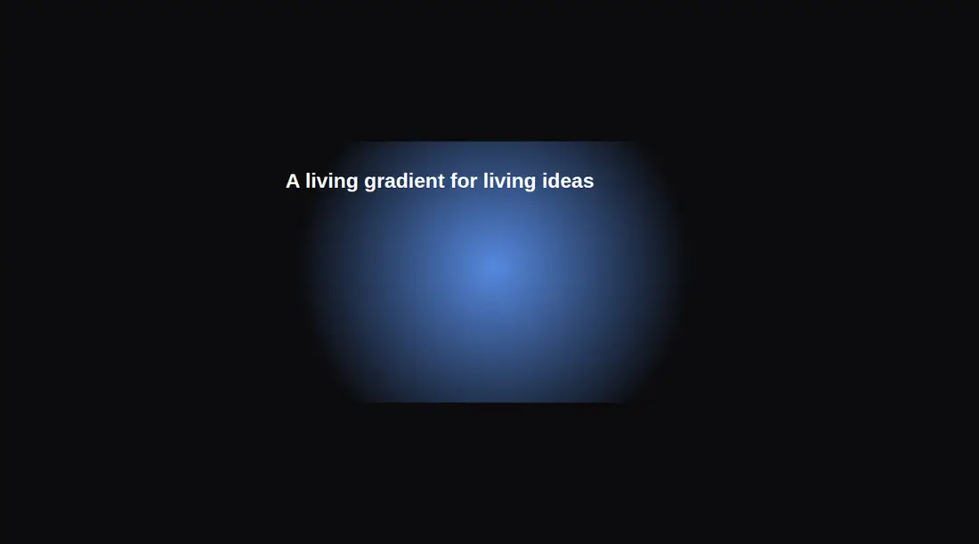 Harness screenshot of cultui-bg-animated-gradient at 1440 pixels wide