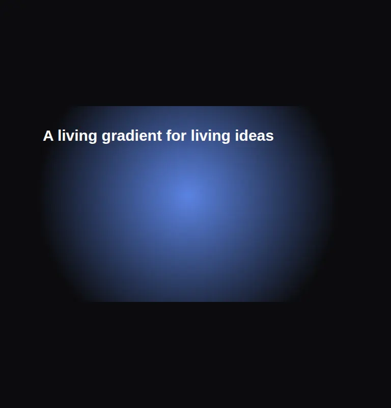 Harness screenshot of cultui-bg-animated-gradient at 768 pixels wide