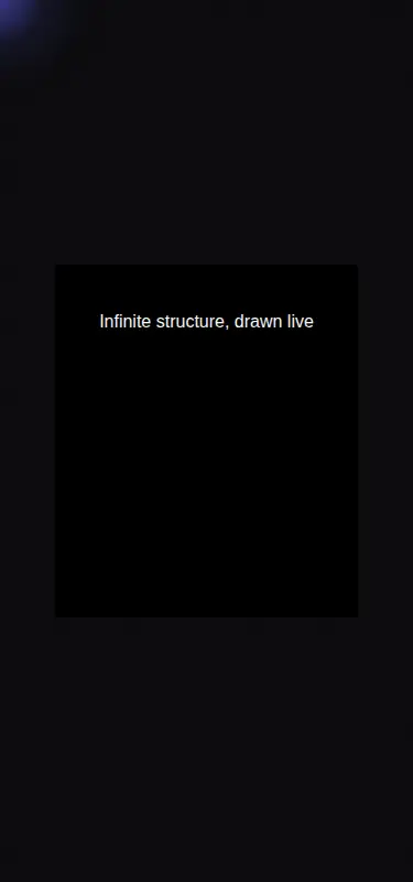 Harness screenshot of cultui-canvas-fractal-grid at 375 pixels wide