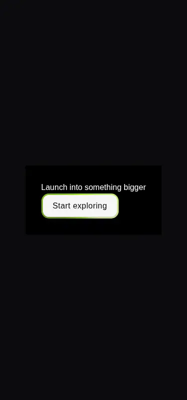 Harness screenshot of cultui-cosmic-button at 375 pixels wide