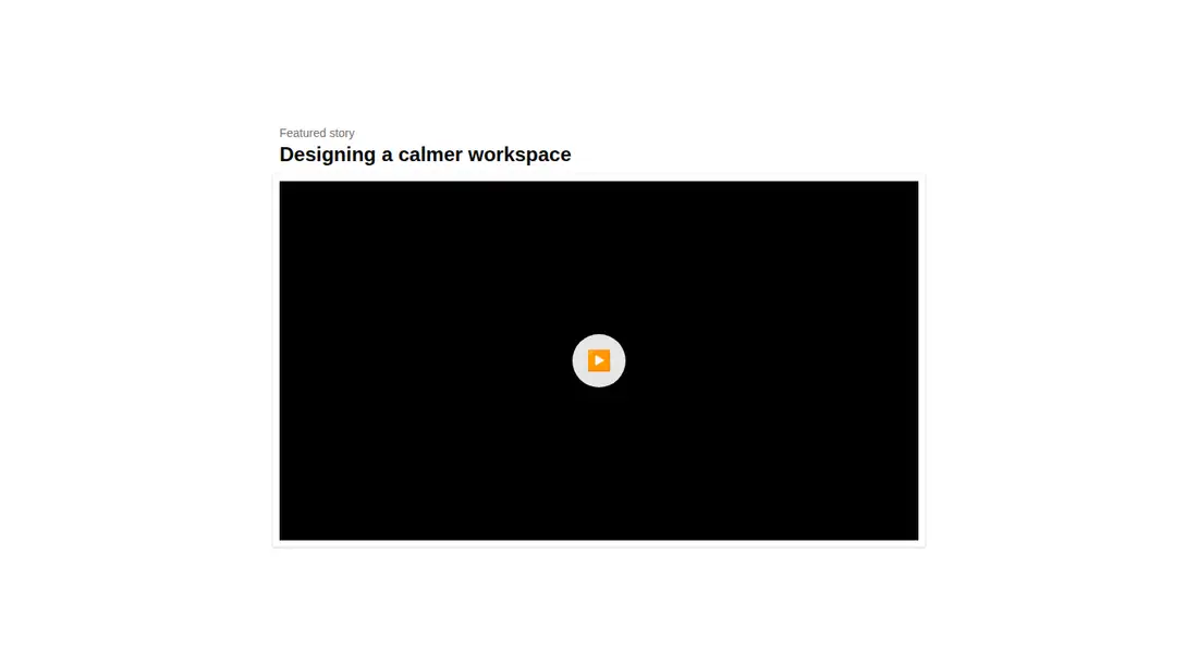 Harness screenshot of cultui-hover-video-player at 1440 pixels wide