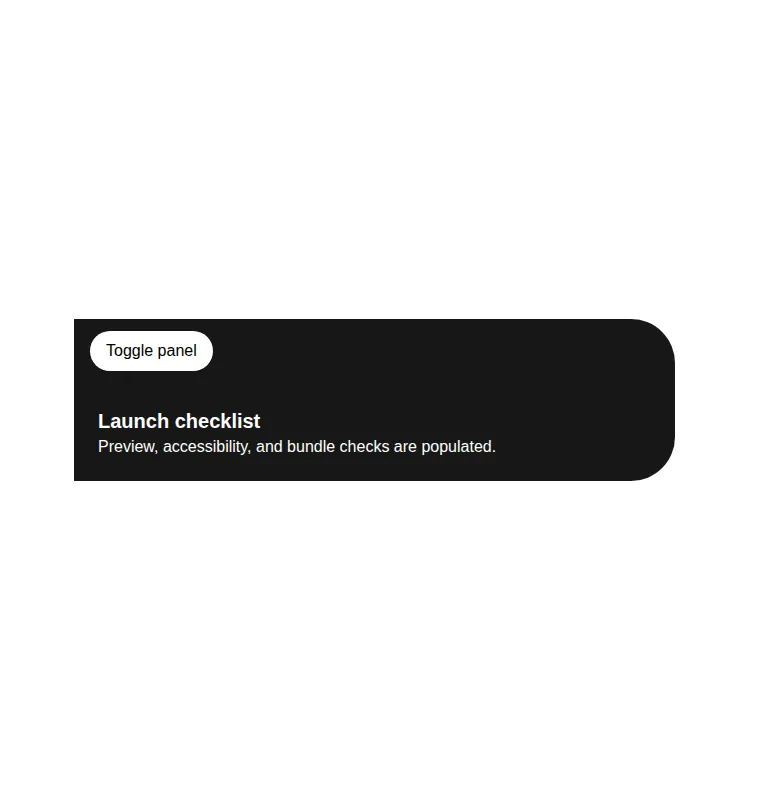 Harness screenshot of cultui-side-panel at 768 pixels wide