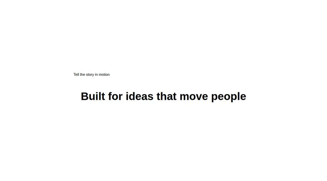 Harness screenshot of cultui-text-animate at 1440 pixels wide