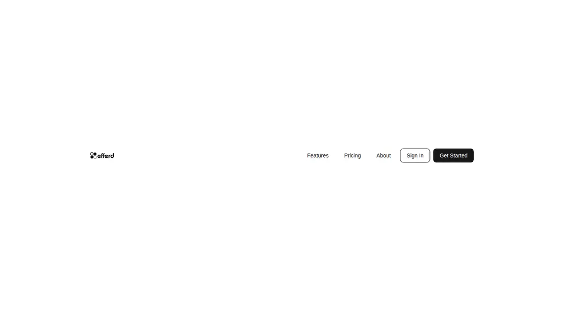 Harness screenshot of efferd-header-1 at 1440 pixels wide