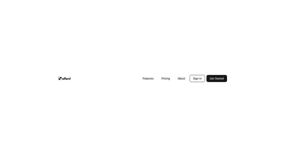Harness screenshot of efferd-header-2 at 1440 pixels wide
