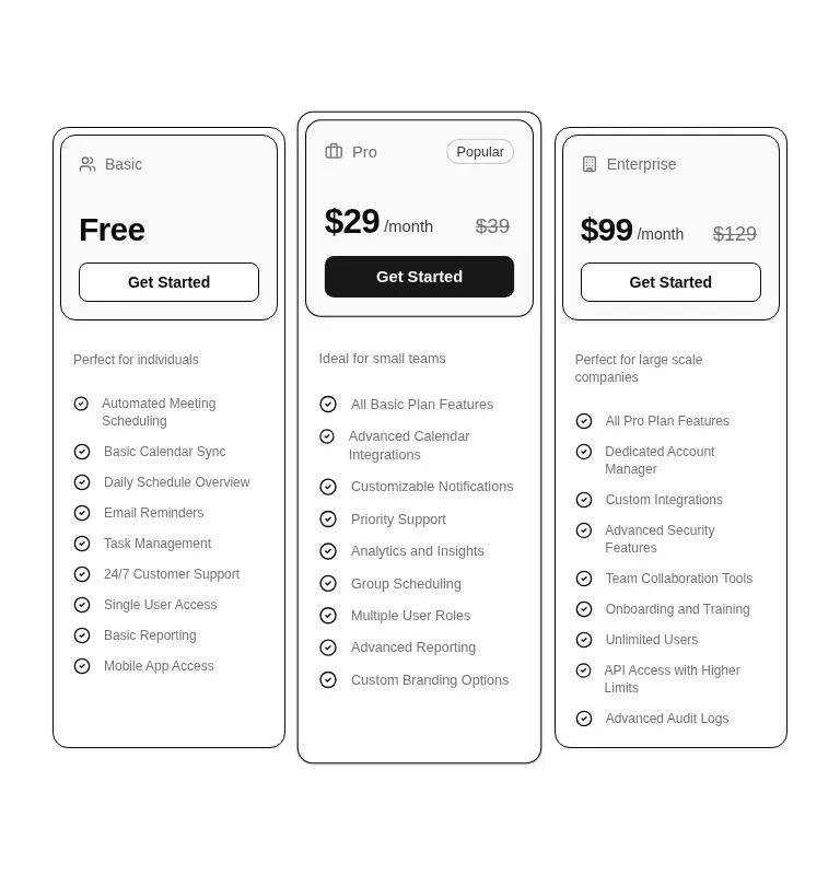 Harness screenshot of efferd-pricing-3 at 768 pixels wide
