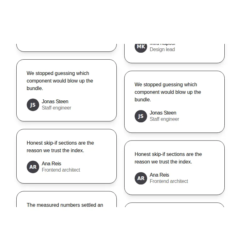 Harness screenshot of efferd-testimonials-1 at 768 pixels wide