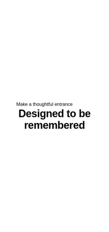 Harness screenshot of eldora-fade-in-text at 375 pixels wide