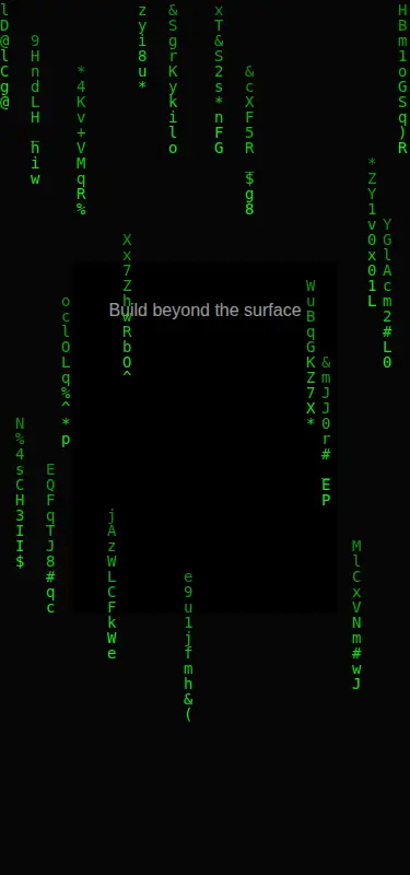 Harness screenshot of eldora-hacker-background at 375 pixels wide