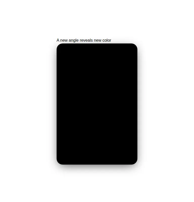 Harness screenshot of eldora-holographic-card at 768 pixels wide