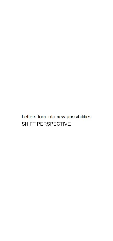 Harness screenshot of fancy-letter-3d-swap at 375 pixels wide