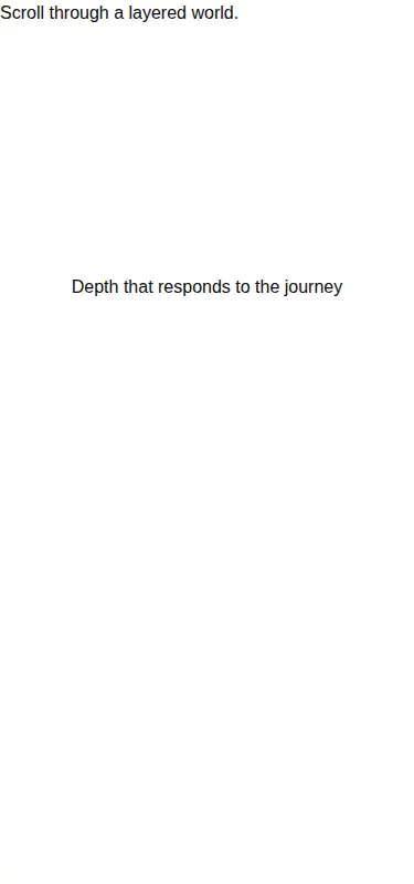 Harness screenshot of fancy-parallax-floating at 375 pixels wide