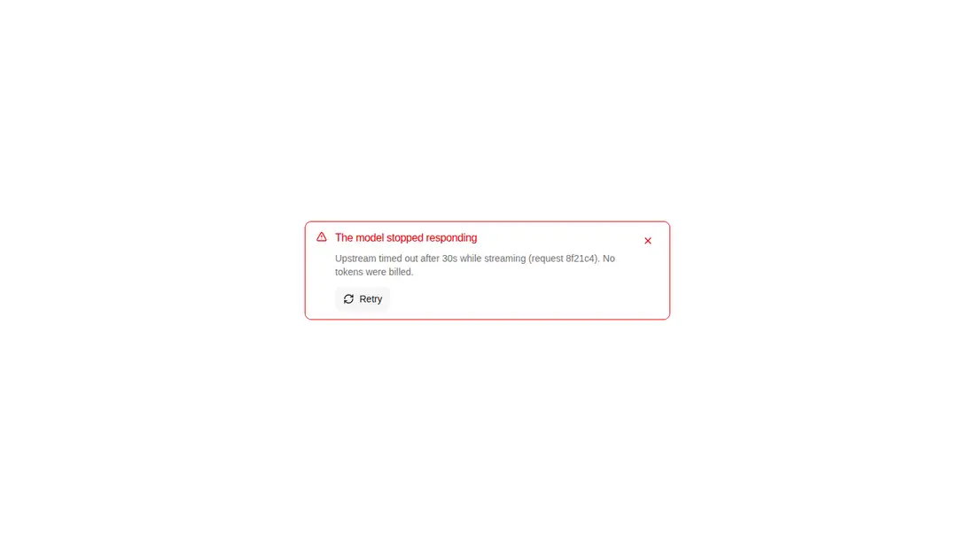 Harness screenshot of hextaui-ai-error-handler at 1440 pixels wide
