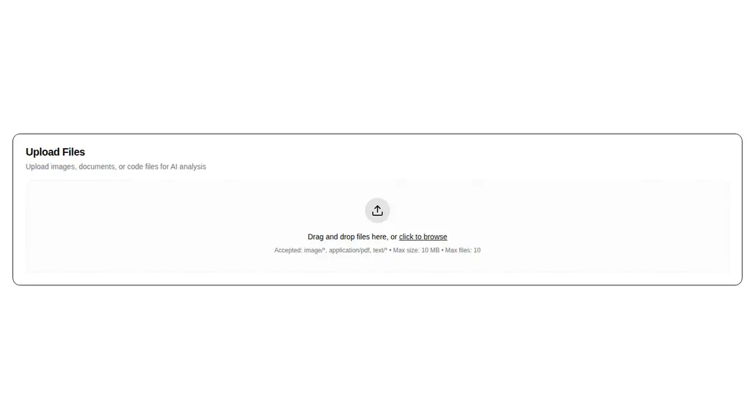 Harness screenshot of hextaui-ai-file-upload at 1440 pixels wide