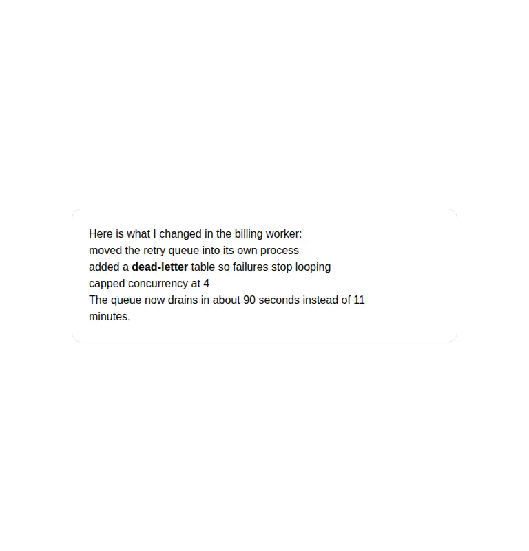 Harness screenshot of hextaui-ai-message at 768 pixels wide