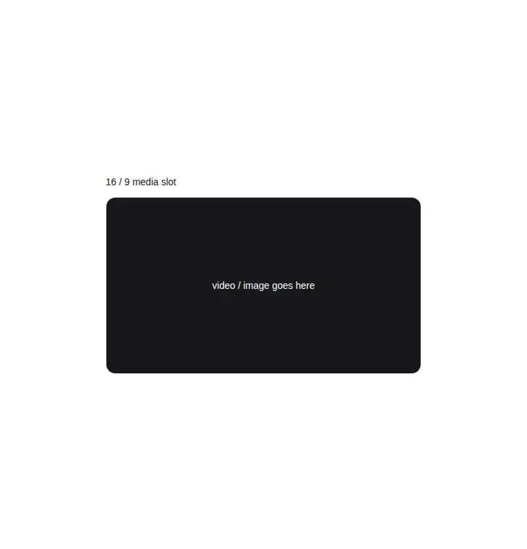 Harness screenshot of hextaui-aspect-ratio at 768 pixels wide