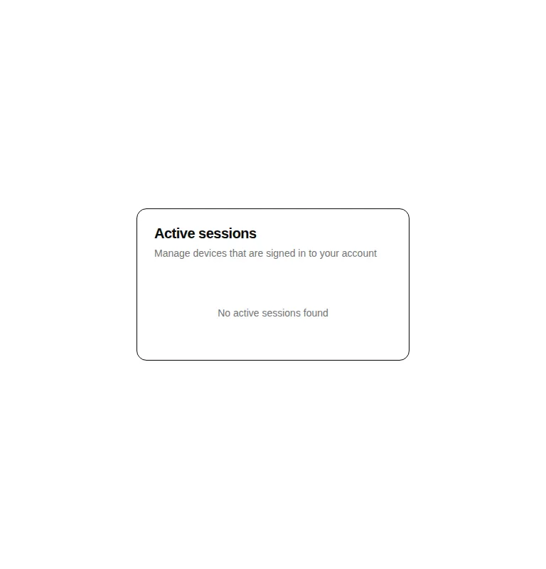 Harness screenshot of hextaui-auth-session-manager at 768 pixels wide