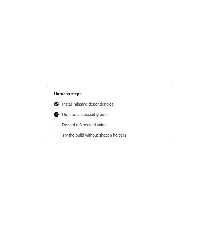 Harness screenshot of hextaui-checkbox at 768 pixels wide
