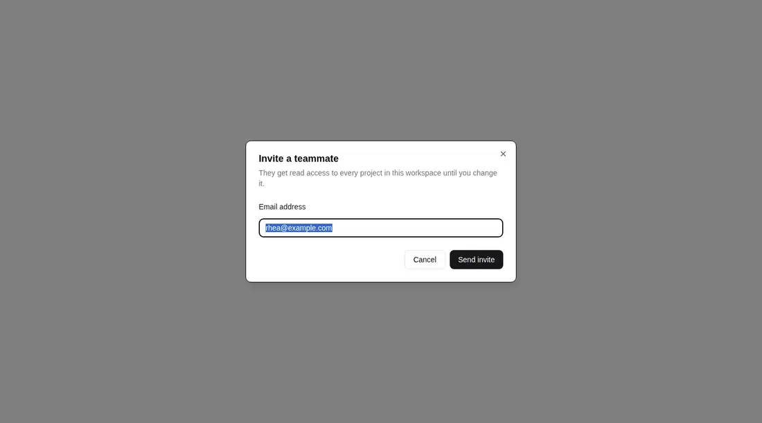 Harness screenshot of hextaui-dialog at 1440 pixels wide