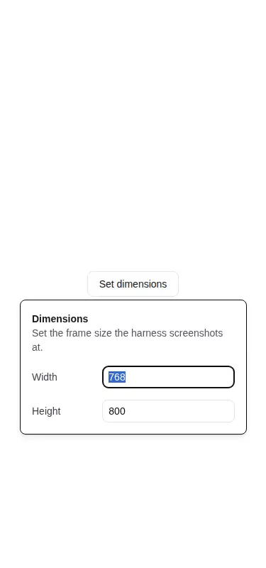 Harness screenshot of hextaui-popover at 375 pixels wide