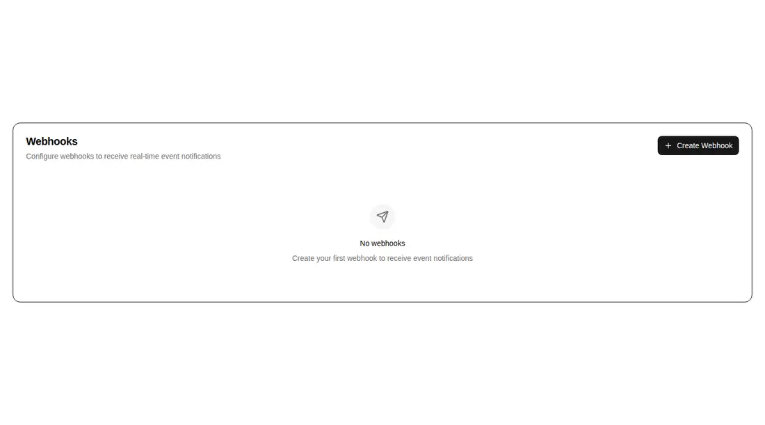 Harness screenshot of hextaui-settings-webhooks at 1440 pixels wide