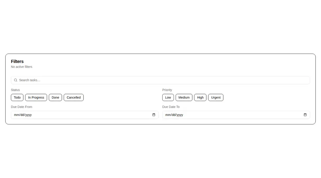 Harness screenshot of hextaui-task-filters at 1440 pixels wide