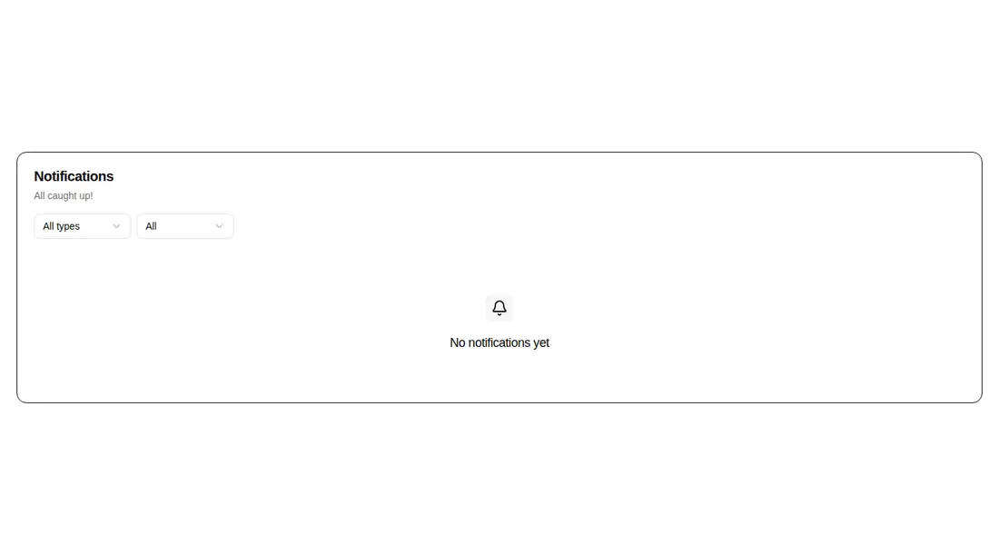 Harness screenshot of hextaui-team-notifications at 1440 pixels wide