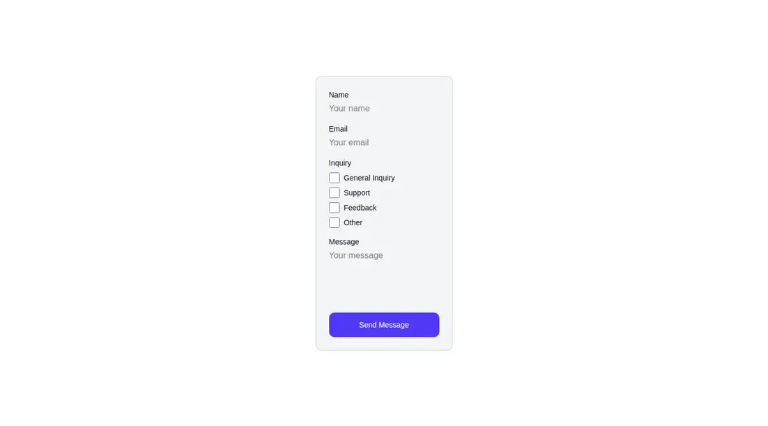 Harness screenshot of hyperui-contact-forms-3 at 1440 pixels wide