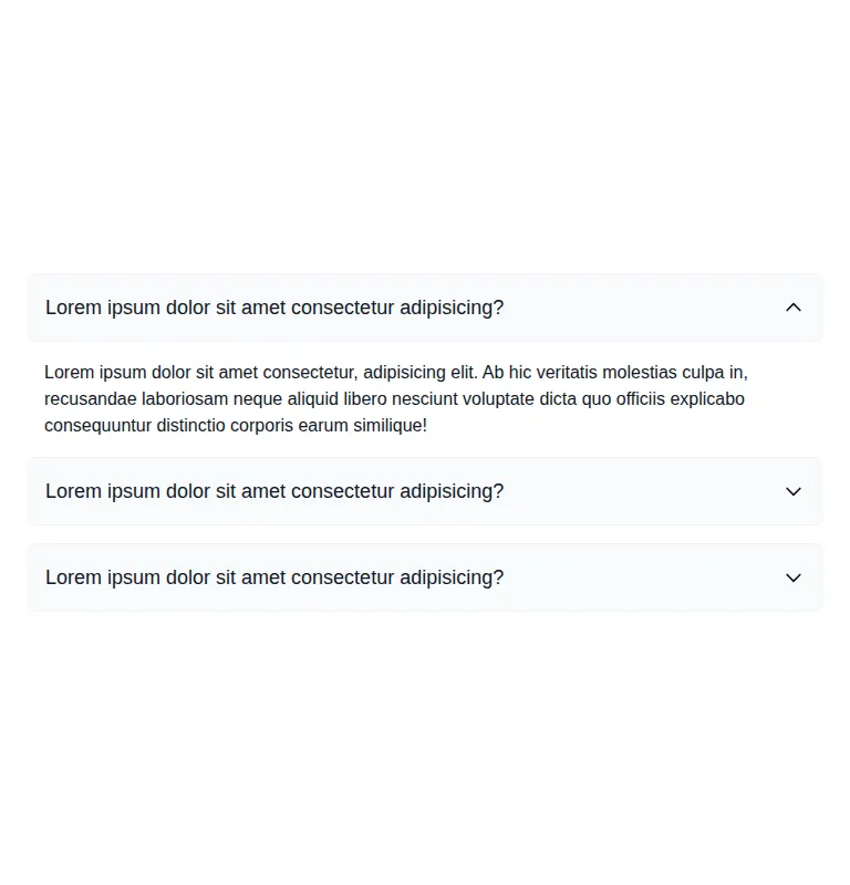 Harness screenshot of hyperui-faq-1 at 768 pixels wide