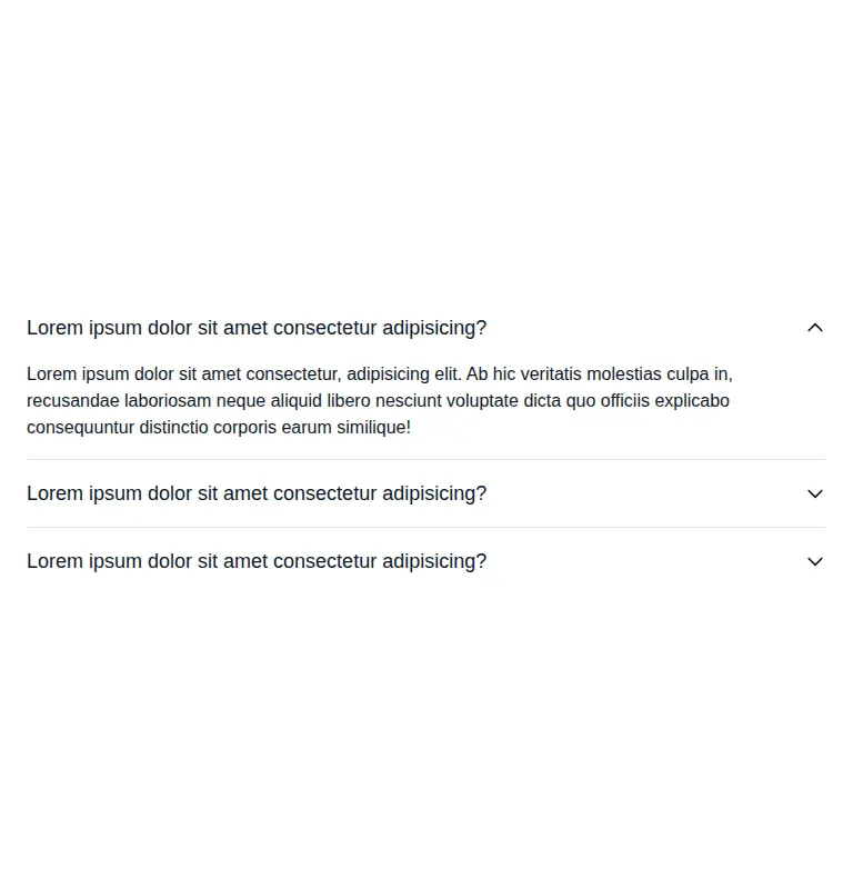Harness screenshot of hyperui-faq-2 at 768 pixels wide