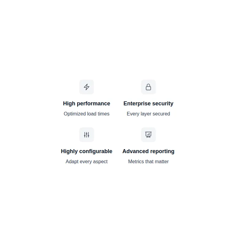 Harness screenshot of hyperui-feature-grids-3 at 768 pixels wide