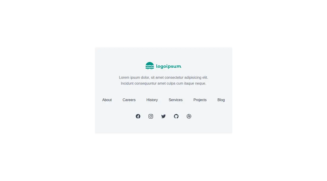 Harness screenshot of hyperui-footers-8 at 1440 pixels wide